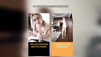 Belle Niko - your naughty Stepsis is wet for your dick in her ass and pussy
