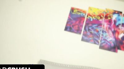 Young Tiny Teen Stepdaughter Fucked By Jealous Stepdad POV