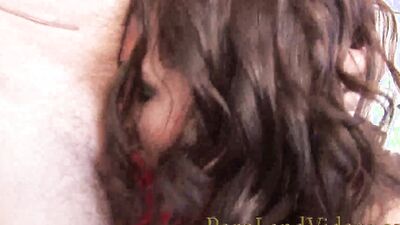 Cock loving sluts get covered with cum in group sex