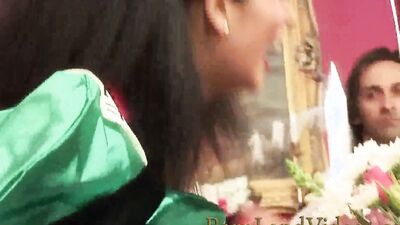 Cosplay big tits babes fucked in group sex hardcore