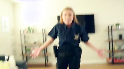 My Step Mother Is A Cop And Handcuffed Me To Look At My Dick (Britney Amber)