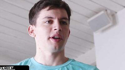 Family Strokes - Hot Milf Whipped Out Stepsons Throbbing Dick (Marie McCray, Alex D)