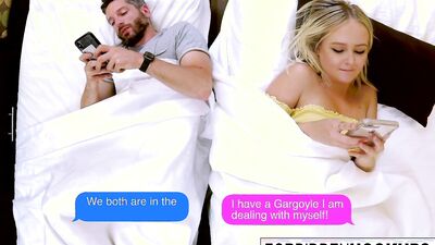 Bratty blonde fucks her lucky step-brother