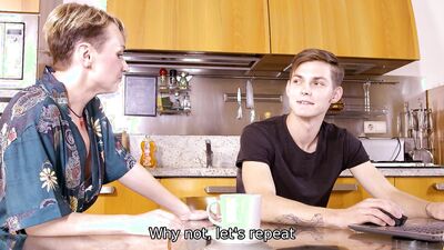 SHAME4K. Computer master gets a chance to seduce and bang sexy stepmom's friend