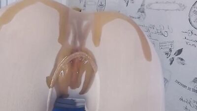 Step sister loves a fat dick in her rectum!