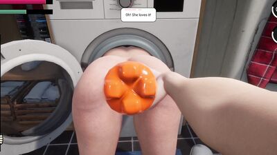 Complete Gameplay - Stepmom got stuck in the Washing Machine