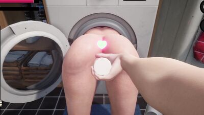 Complete Gameplay - Stepmom got stuck in the Washing Machine