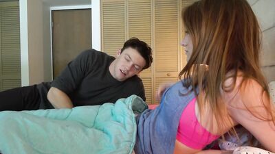 Curious Stepsis Experiments wt College Stepbro's Cock - Melody Marks - MyPervyFamily