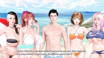 Prince Of Suburbia #44: Cream application ends in hot sex on the beach - By EroticGamesNC