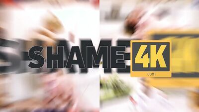 SHAME4K. Angela MILF was caught on stealing and owned by friend's stepson