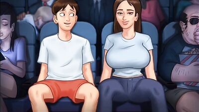 Summertime Saga #66 - Busty Girl Playing With Her Tight Pussy