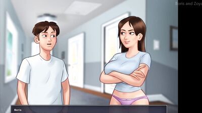 Summertime Saga - Jenny - Complete movie (Busty horny stepsister)