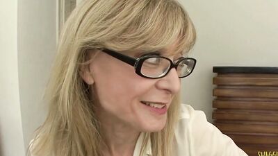 Mature milf showing her stepson how to fuck and satisfy properly