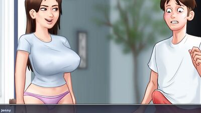 Summertime Saga- stepmom sex - GAMEPLAY Part 2 (Debbie)