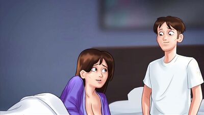 Summertime Saga- stepmom sex - GAMEPLAY Part 2 (Debbie)