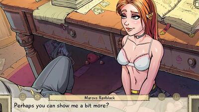 Ginny Weasly Sucks Off the Headmaster - Harry Potter - Innocent Witches - Porn Gameplay