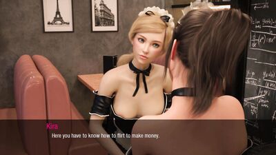 Kate - Do you think Kate love working in a slutty waiter outfit