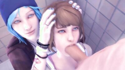 Deep Throat & Blowjob Compilation (animation with sound) 3D Hentai Porn SFM