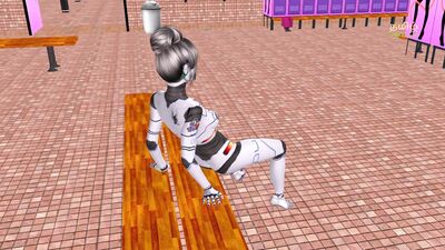 An Animated 3D Cartoon Porn Video - A Sexbot Robot Girl Giving Sexy poses then Riding a mans dick in Reverse Cowgirl Position.