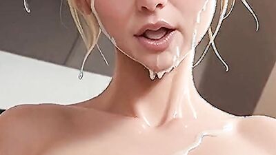 A MILF WITH HUGE TITS GOT A HUGE DICK IN ANAL, AND THEN SHE GOT A MOUTHFUL OF CUM. BLUE-EYED BLONDE WITH A BIG ASS.