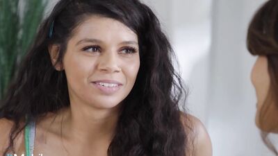 ADULTMOBILE - Charming Brunette Harley Haze Cheats On Her Boyfriend With Her Hot Stepsister