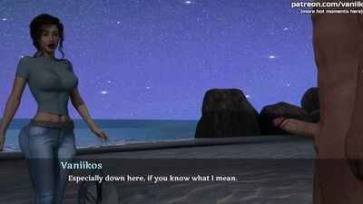 A Stepmother's Love - Busty Cheating Wife MILF Gets Creampied By A Young Cock On The Beach At Night - NTR Porn Game - #18