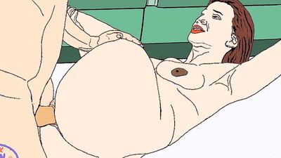 Stepmom collude with Santa, got me trapped under dad's car just to make her Christmas wish which was to fuck my dick come true