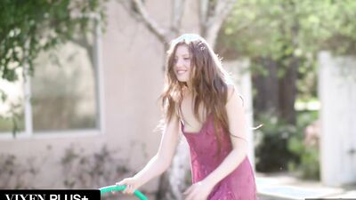 VIXENPLUS Mischevious Elena Koshka Playfully Seduces Her Friends Step-Father
