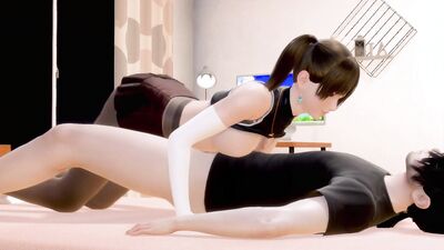 Stepsister helps loser brother l 3D anime hentai uncensored SFM