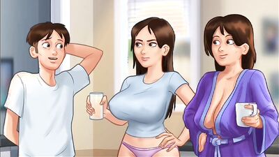 Summertime Saga #91 - nurse sucking naked patients dick