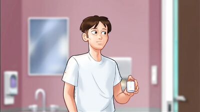 Summertime Saga #91 - nurse sucking naked patients dick