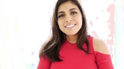 20 YEAR OLD HUGE NATURAL JUICY TITS LATINA BABE ELLA KNOX TIGHT PUSSY STEPDAUGHTER FUCK