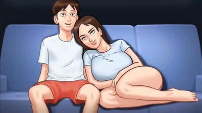 Summertime Saga #76 - Fingering His Landlady in The Bathroom While Girlfriend is Next Room