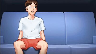 Summertime Saga #76 - Fingering His Landlady in The Bathroom While Girlfriend is Next Room