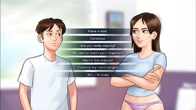 Summertime Saga #68 - Her Boyfriend likes the Juicy Taste of Her Pussy