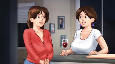 Summertime Saga #68 - Her Boyfriend likes the Juicy Taste of Her Pussy