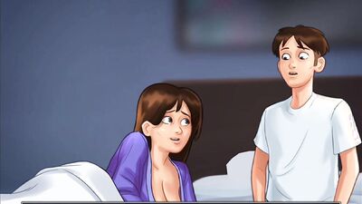 Summertime Saga #64 -Tenant Fucks His LANDLADY in The Laundry room