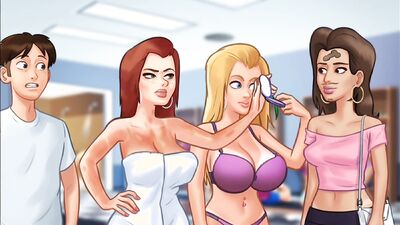 Summertime Saga #64 -Tenant Fucks His LANDLADY in The Laundry room