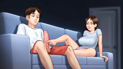 Summertime Saga #53 - Jenny's Foot Fetish - She Loves Making Guys Cum on Her Feet