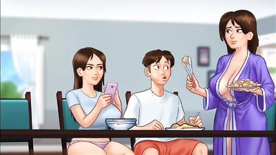 Summertime Saga #42 - Jenny Had Him Suck on Her HUGE Boobs