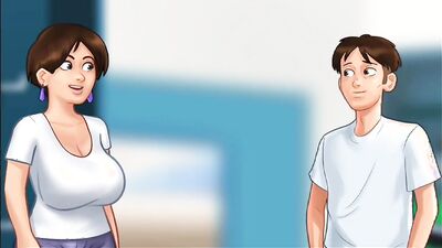 Summertime Saga #42 - Jenny Had Him Suck on Her HUGE Boobs