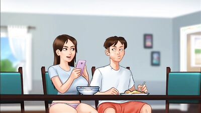 Summertime Saga #42 - Jenny Had Him Suck on Her HUGE Boobs