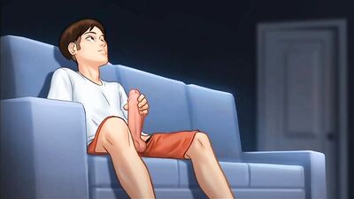 Summertime Saga Part 14 - He Loves Lesbian Porn