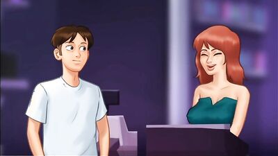 Summertime Saga Part 14 - He Loves Lesbian Porn