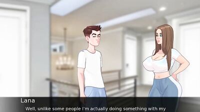 Lust Legacy Hentai game PornPlay Ep.2 watching his step dad's pornstar sex scene