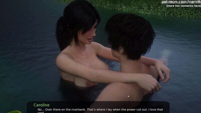 Milfy City - Big Ass Stepsister Gets Her Wet Pussy Creampied By Big Cock Stepbrother While Swimming in a Lake - #37