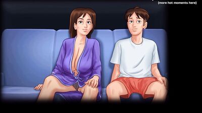 Summertime Saga - Big Juicy Boobs MILF Stepmom Accidentally Touches Her Stepson's Huge, Hungry For Her Pussy, Dick - #33