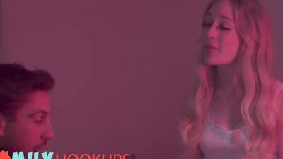FAMILY HOOK UPS - Things Get Very Naughty When Emma Starletto Visits Her Dad's Best Friend