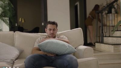 ADULTMOBILE - Lauren Phillips Catches Her Stepson Dante Colle Masturbating And Joins In The Fun