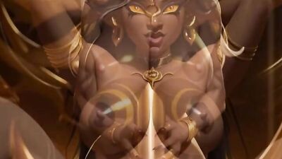 AI Ebony succubus hentai. Fantstic soundtrack- Use headphones to enjoy this super eroticl porn music